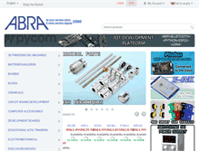 Tablet Screenshot of abra-electronics.com
